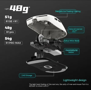 VXE Dragonfly R1 SE+ Series Wireless Mouse - Gentechx