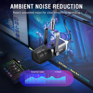 Fifine Ampligame AM8 Microphone - Gentechx