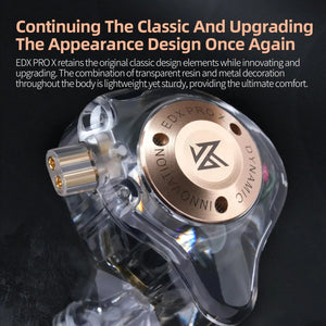 KZ Edx Pro X iems with mic - Gentechx