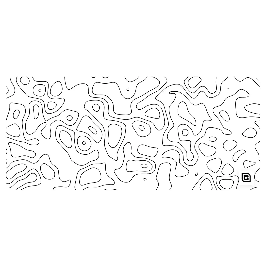MP901 Topographic Mousepad - Gentechx