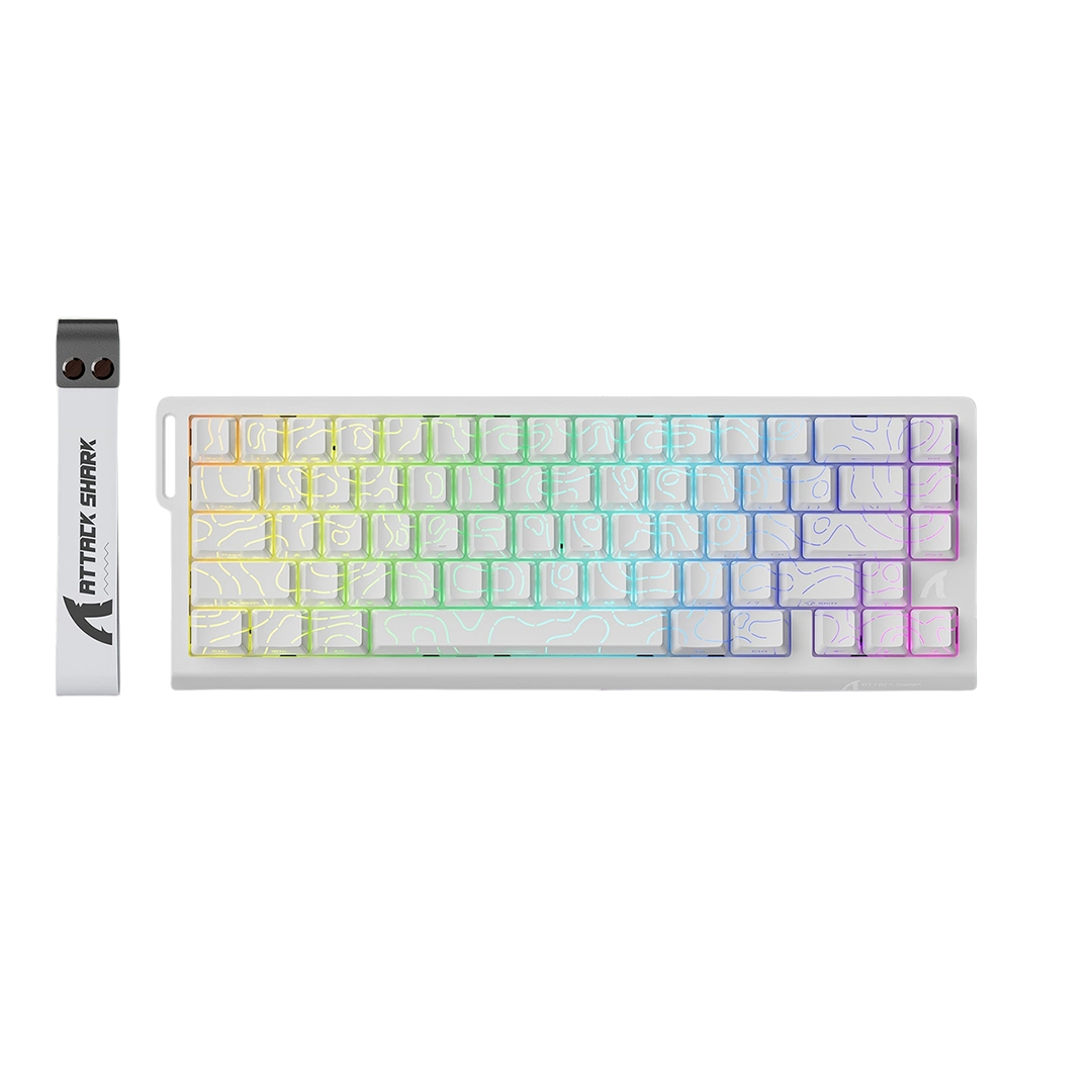 ATTACK SHARK X68 HE 8000Hz Rapid Trigger Keyboard - Gentechx