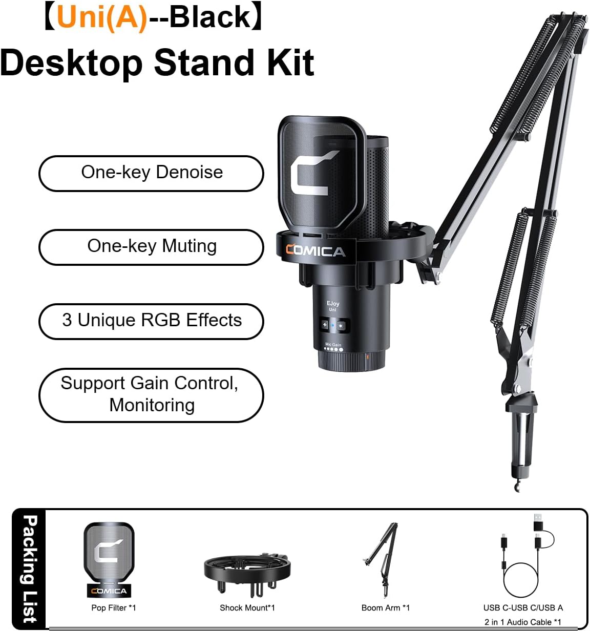 EJoy Uni Pro A Wireless Microphone Comica