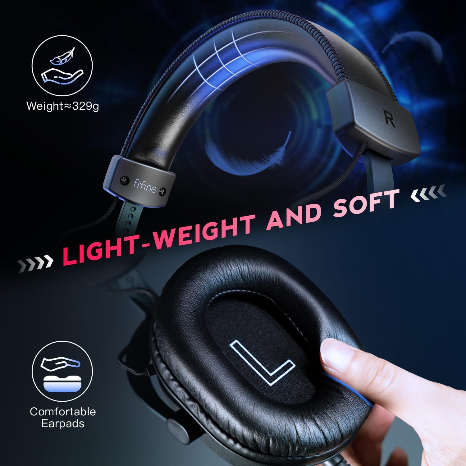 Fifine H9 Headset - Gentechx