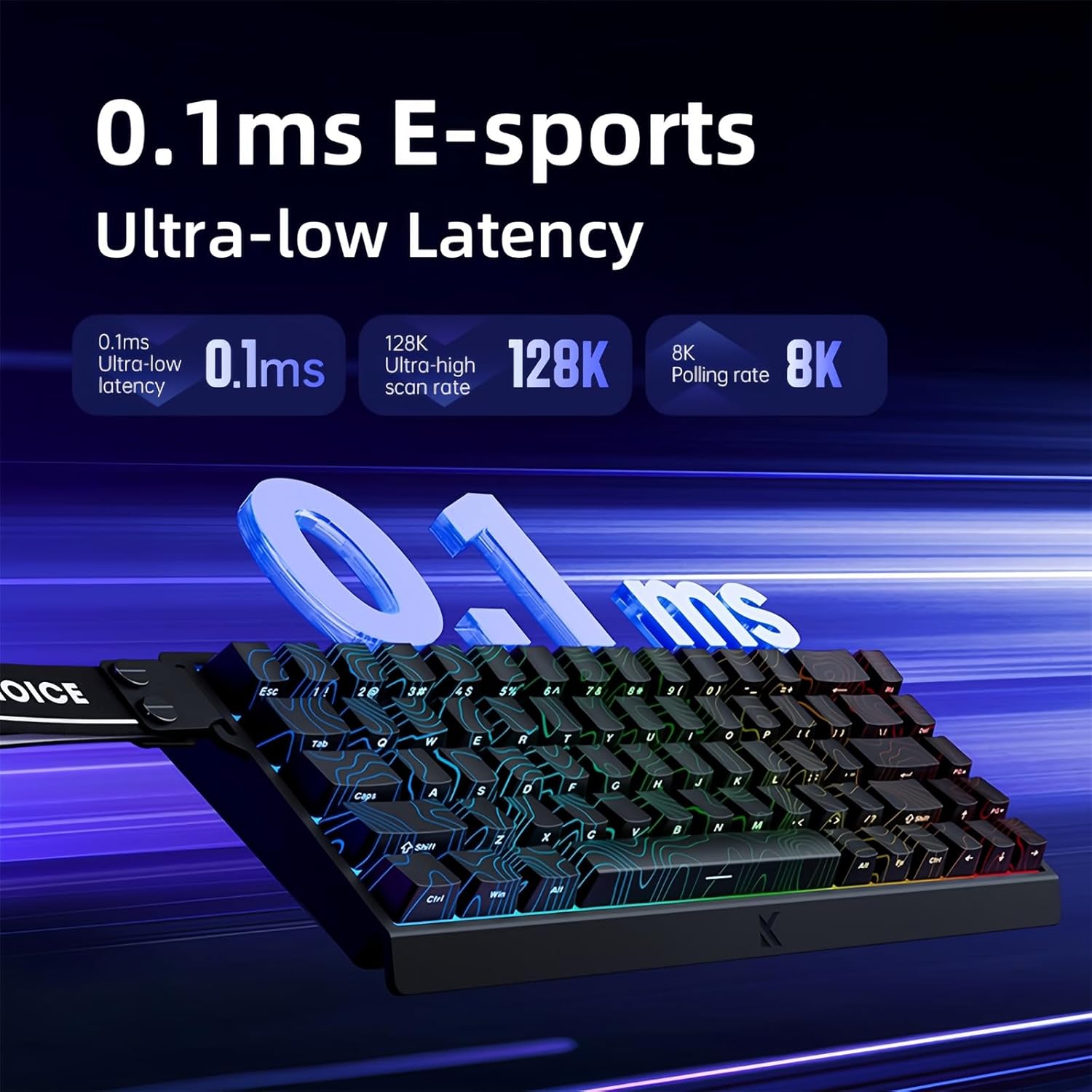 Ace 68 – 65% Rapid Trigger Mechanical Gaming Keyboard with RGB