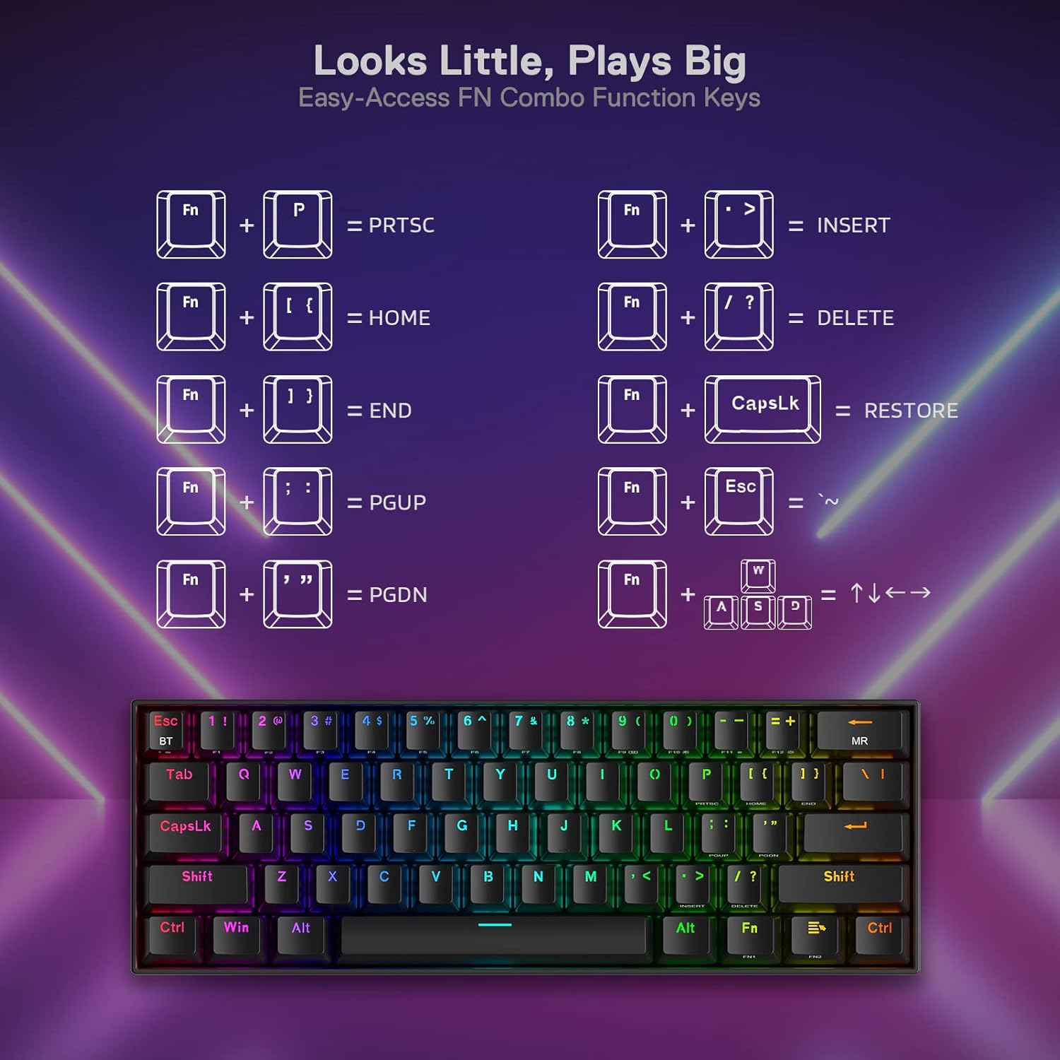 Redragon K530 Pro Draconic - Gentechx