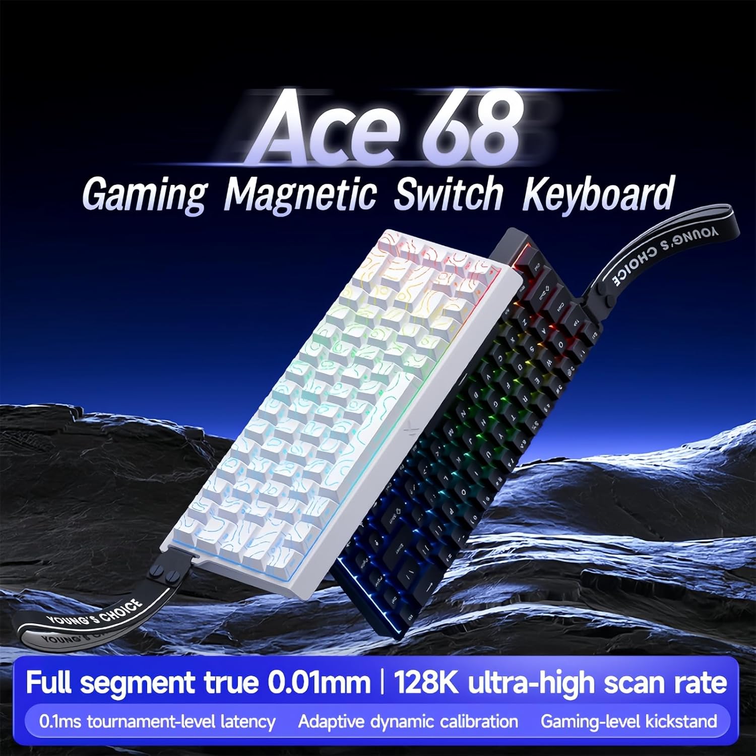 Ace 68 – 65% Rapid Trigger Mechanical Gaming Keyboard with RGB