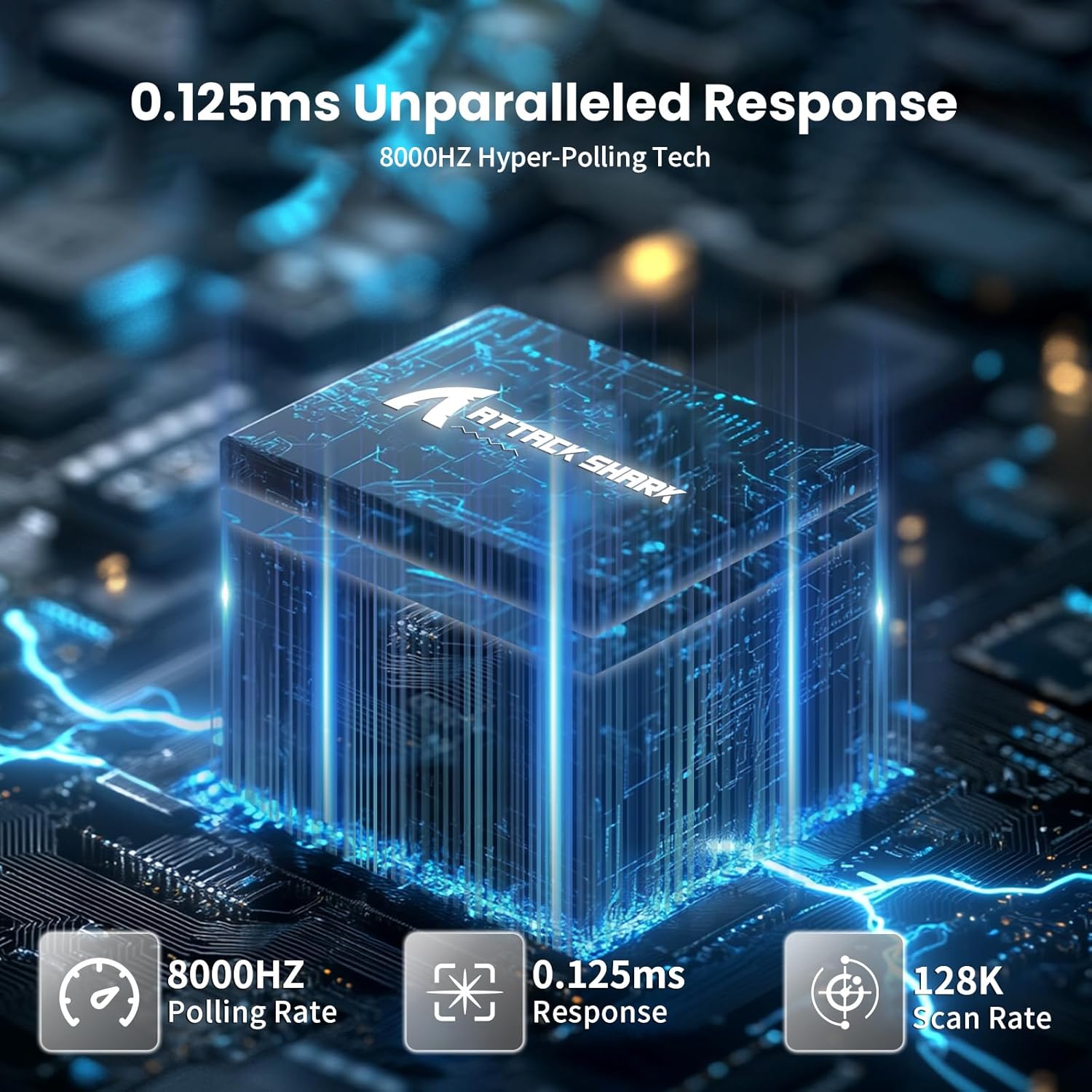 ATTACK SHARK X68 HE 8000Hz Rapid Trigger Keyboard - Gentechx
