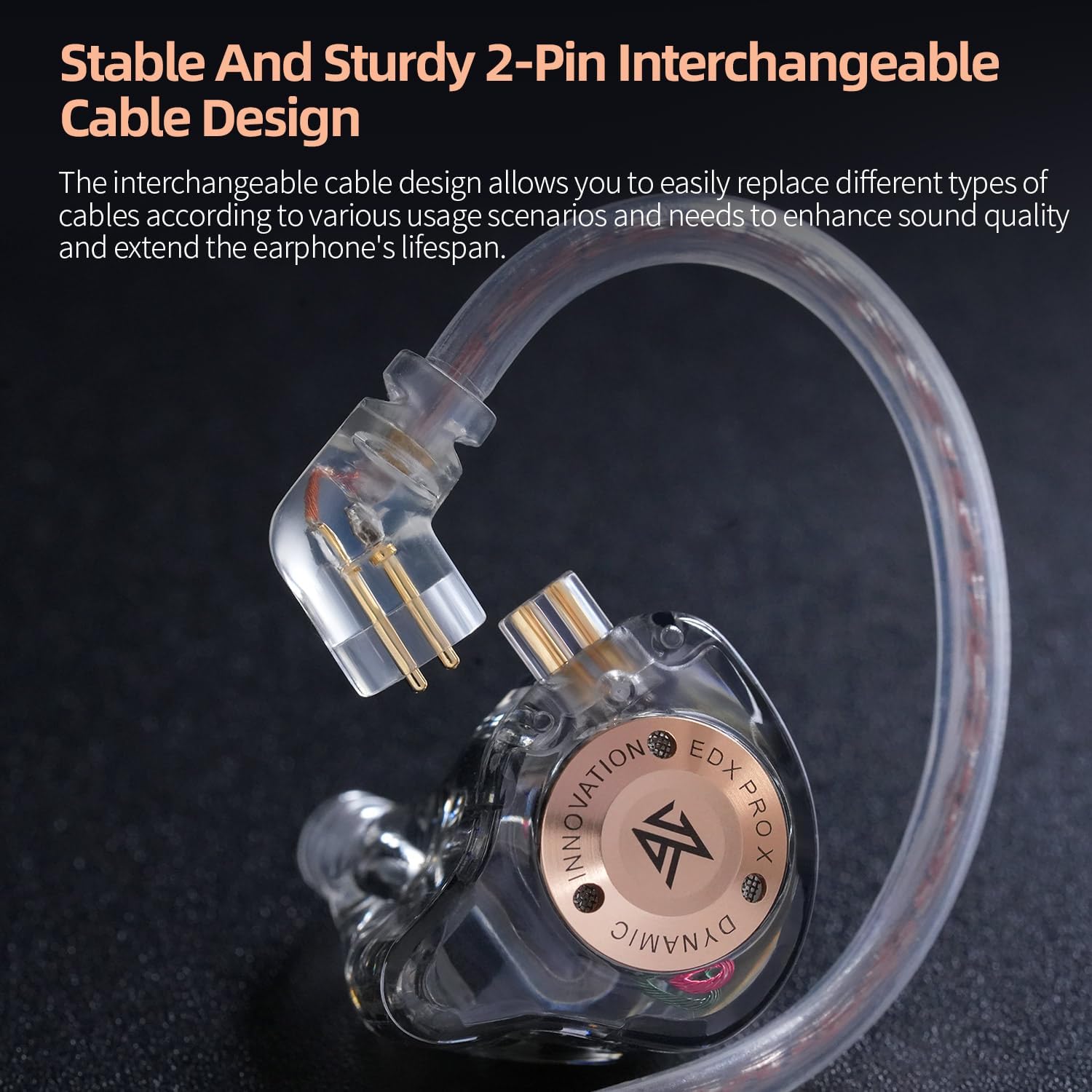 KZ Edx Pro X iems with mic - Gentechx