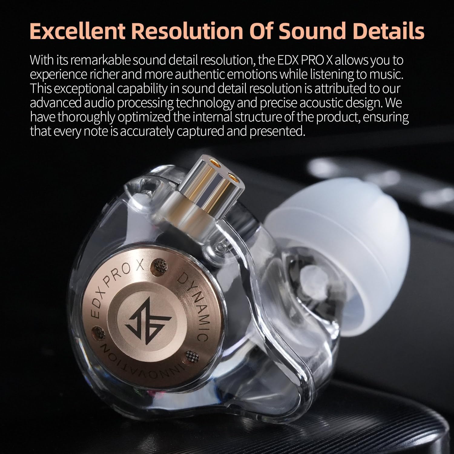 KZ Edx Pro X iems with mic - Gentechx