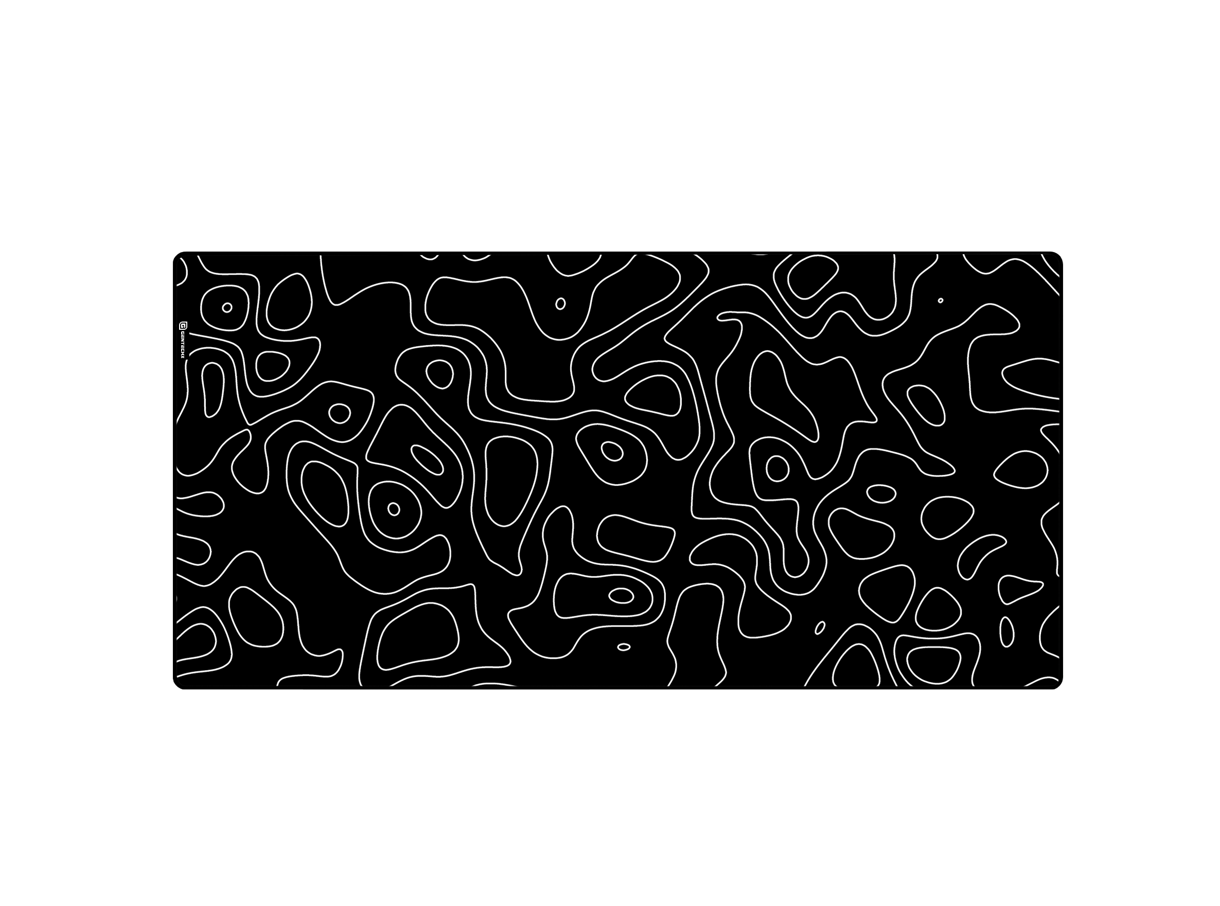 MP901 Black Topographic Mousepad