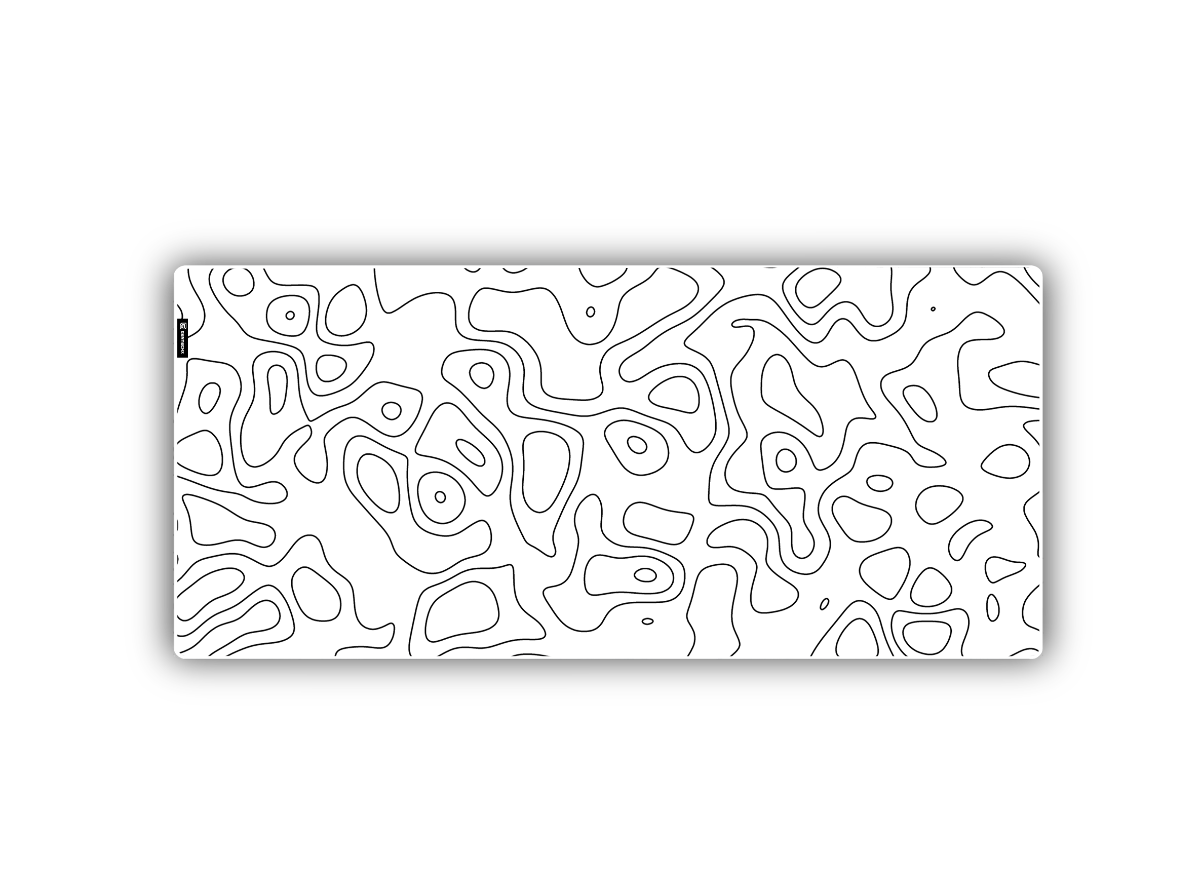 MP901 White Topographic Mousepad