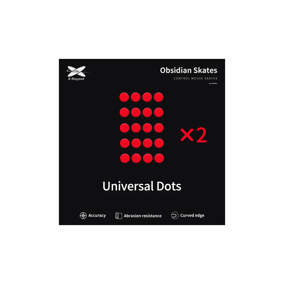 Obsidian Mouse Skates Universal 6.5mm