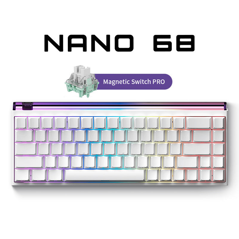 Nano68 HE – 60% Rapid Trigger Hall Effect RGB Mechanical Gaming
